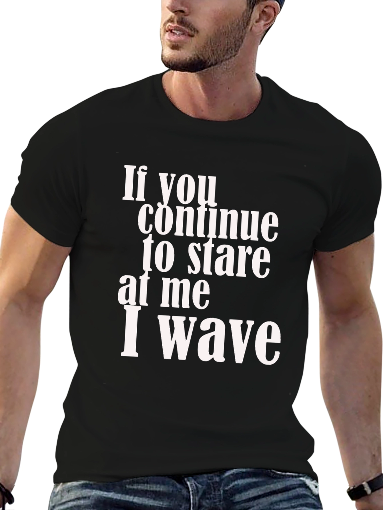 Funny I Wave Graphic T-Shirt