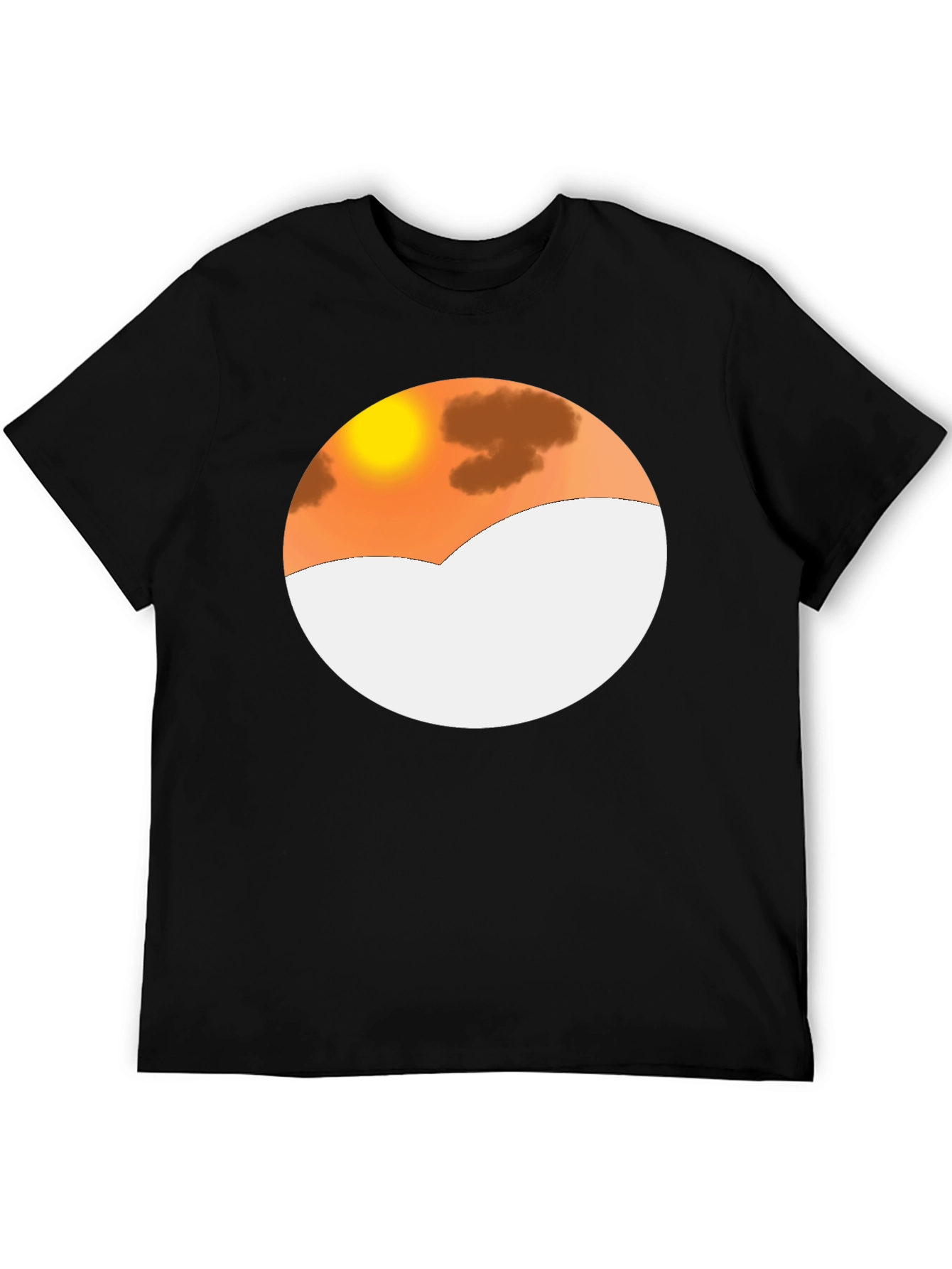 Sunset Mountain Graphic Tee - Stylish Casual Wear