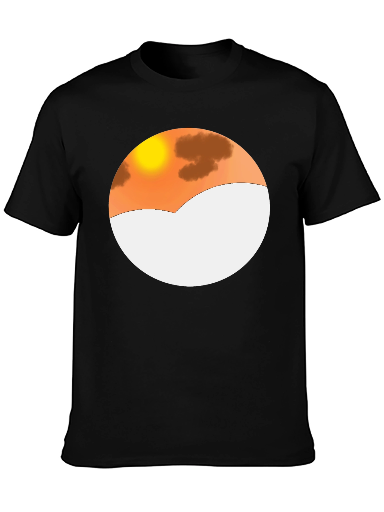 Sunset Mountain Graphic Tee - Stylish Casual Wear