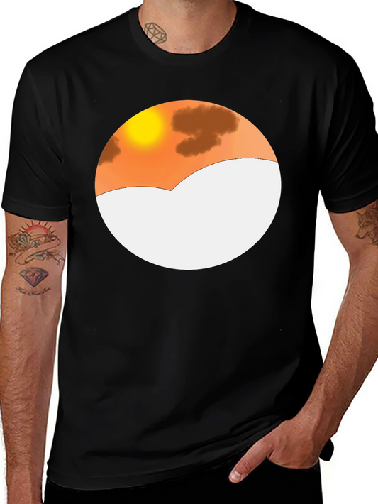 Sunset Mountain Graphic Tee - Stylish Casual Wear