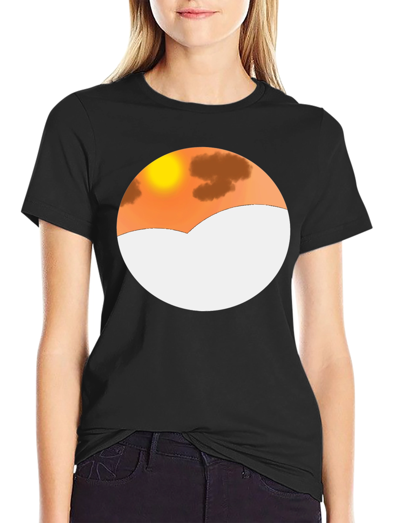 Sunset Mountain Graphic Tee - Stylish Casual Wear