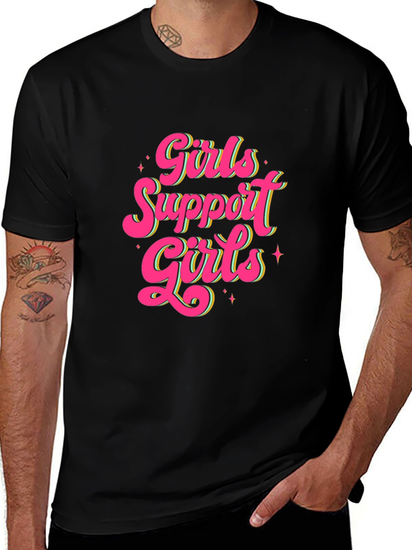 Girls Support Girls Graphic T-Shirt