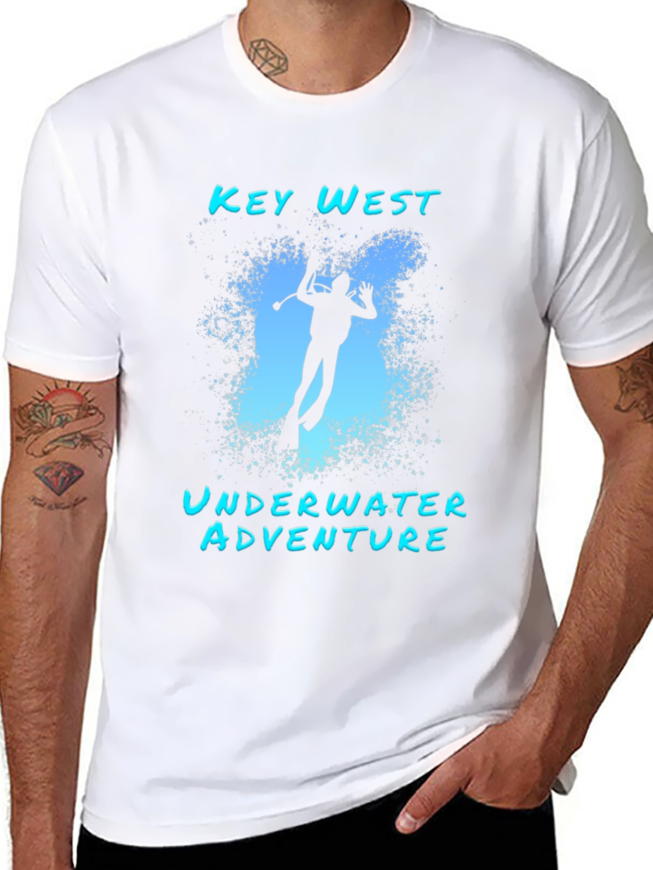 Key West Diving T-Shirt - Underwater Adventure Tee