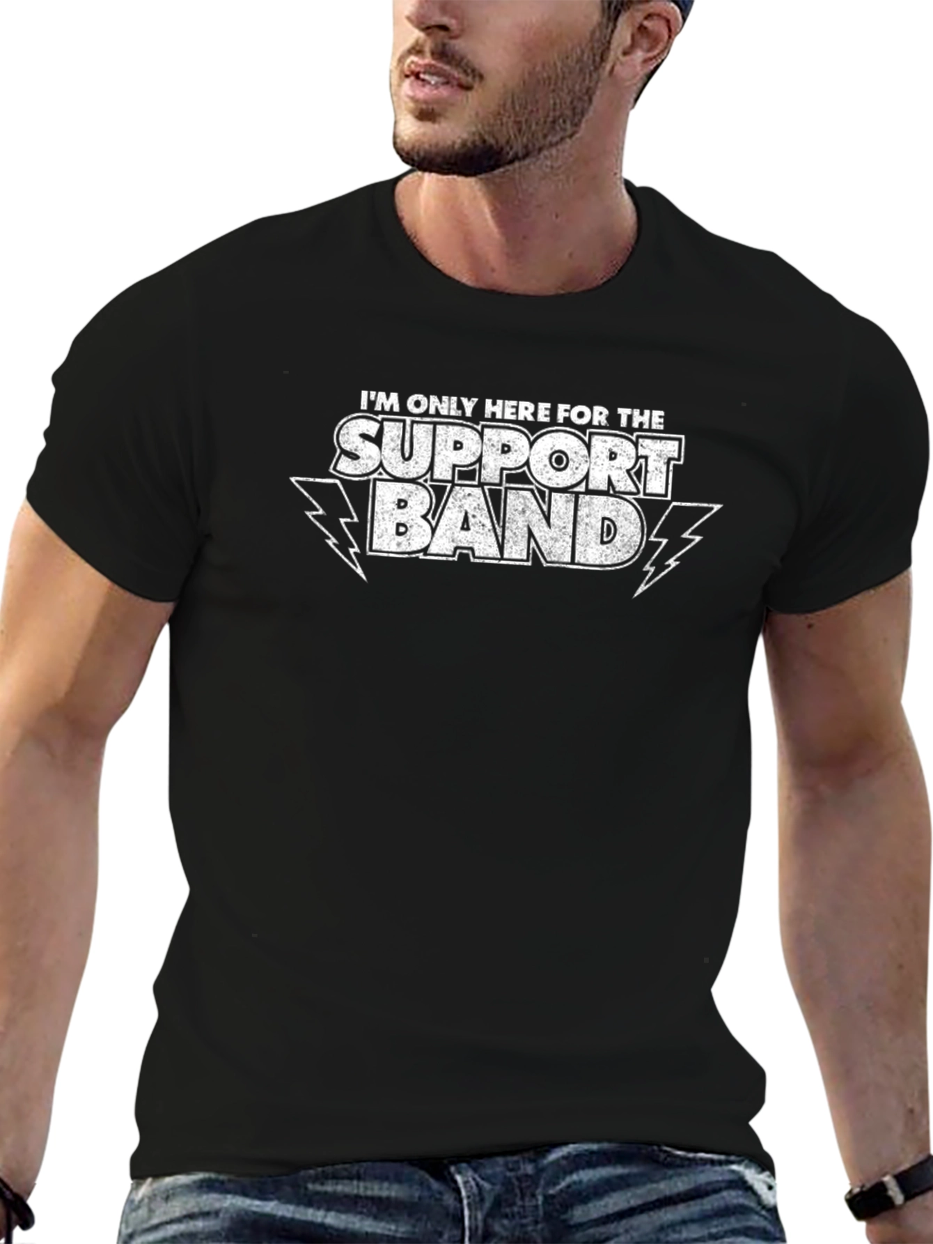 Support Band T-Shirt: Funny Concert Tee