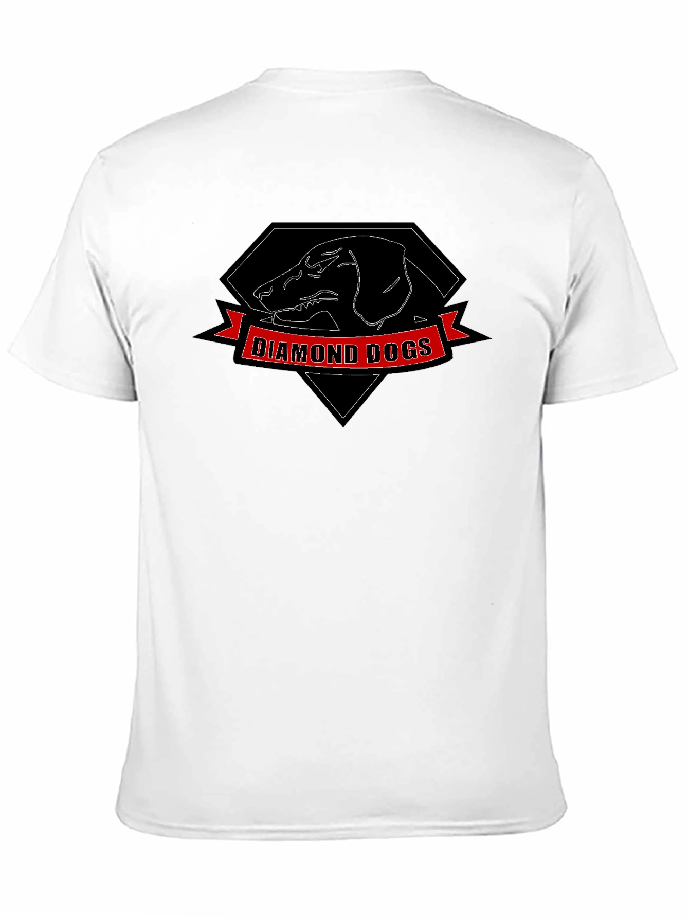 Diamond Dogs Graphic Print Black T-Shirt