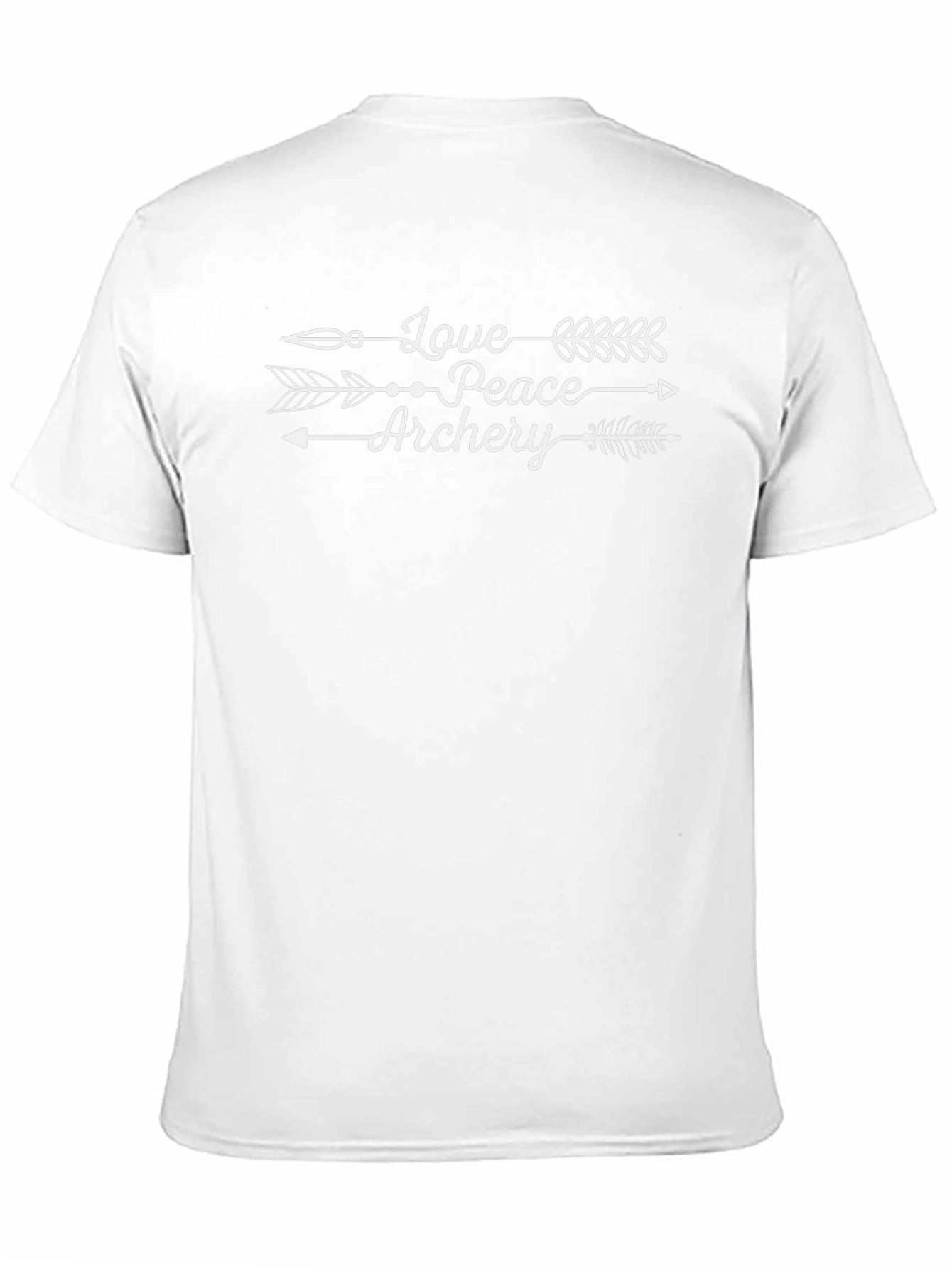 Love Peace Archery Arrow Design T-Shirt