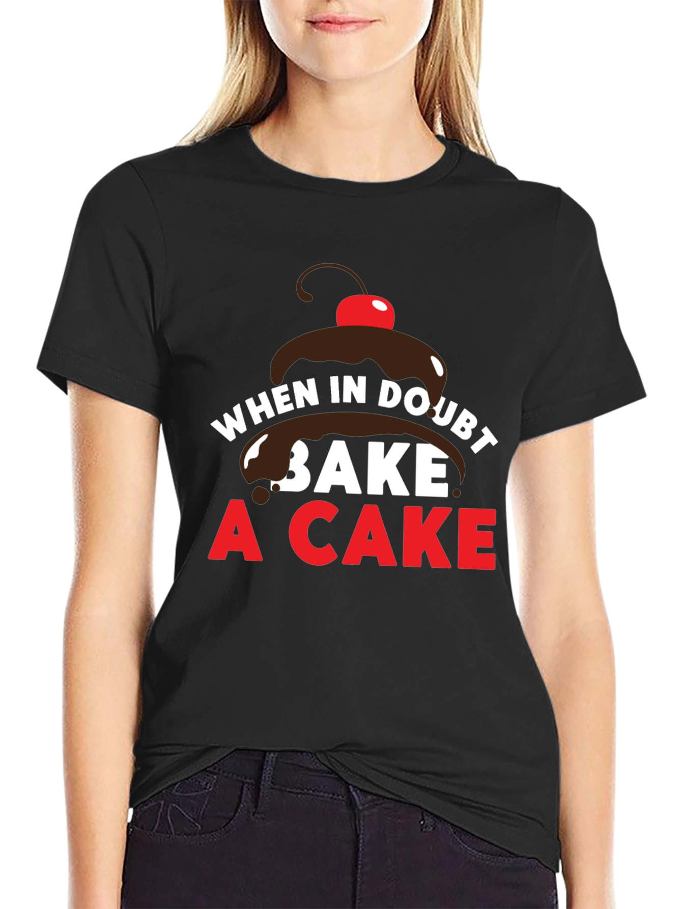 Bake a Cake T-Shirt - Trendy Comfort