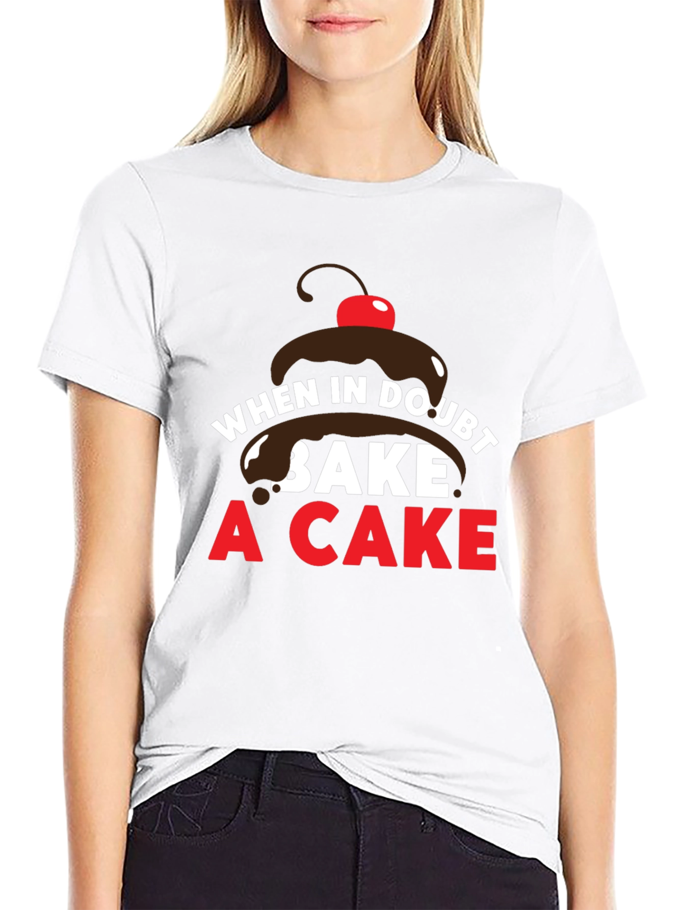 Bake a Cake T-Shirt - Trendy Comfort