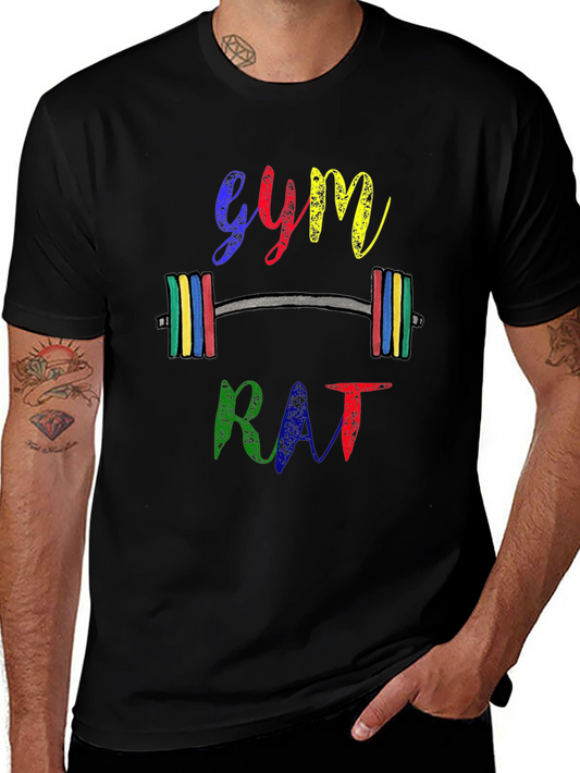 Gym Rat T-Shirt - Colorful Workout Tee