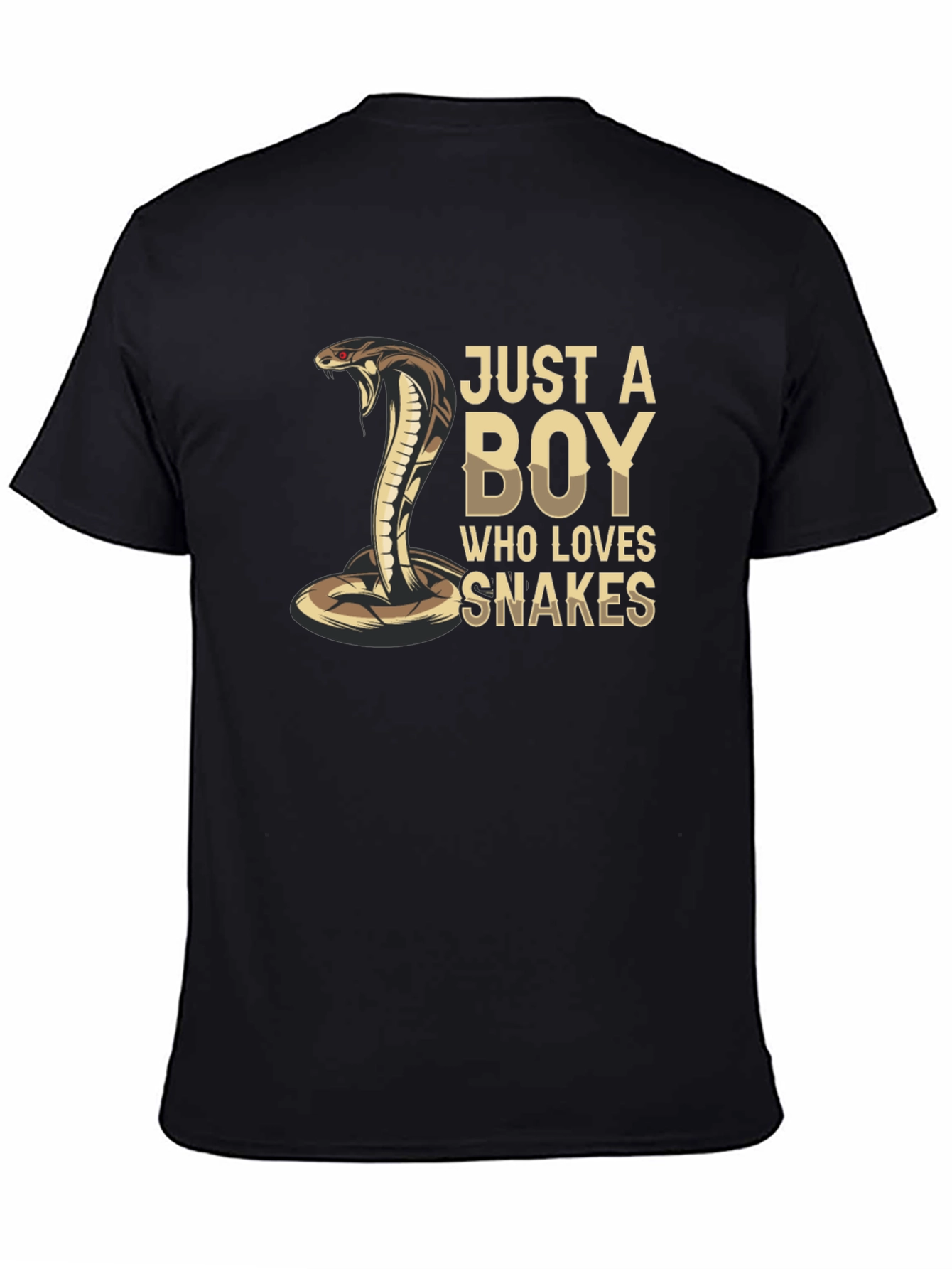 Just A Boy Who Loves Snakes Graphic Tee
