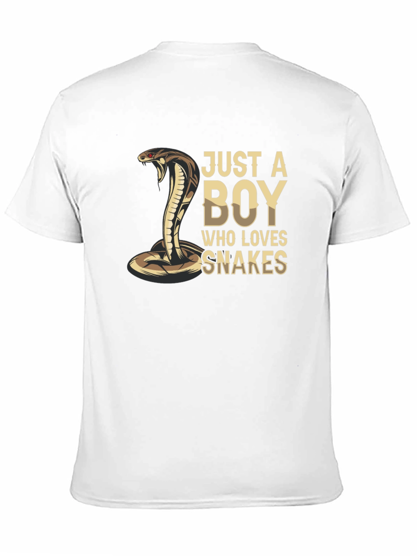 Just A Boy Who Loves Snakes Graphic Tee