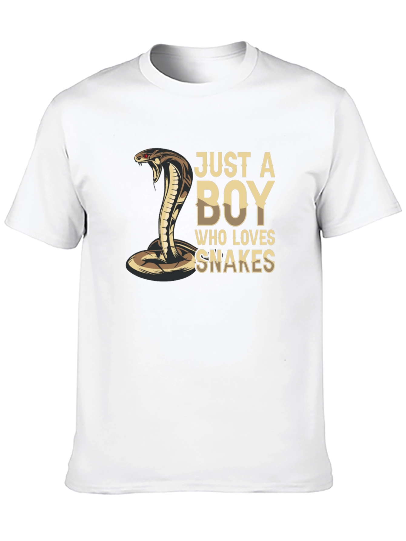 Just A Boy Who Loves Snakes Graphic Tee