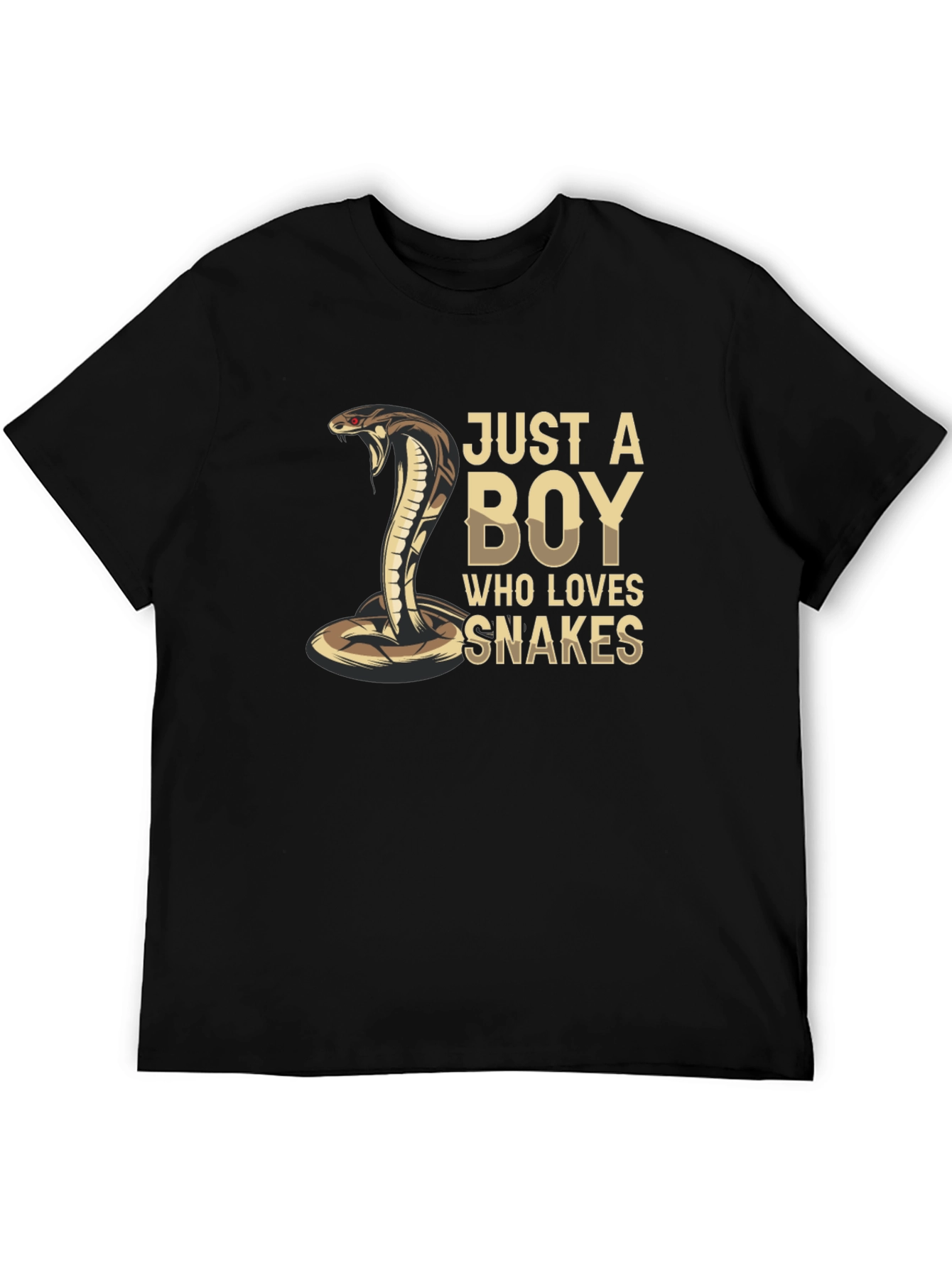 Just A Boy Who Loves Snakes Graphic Tee