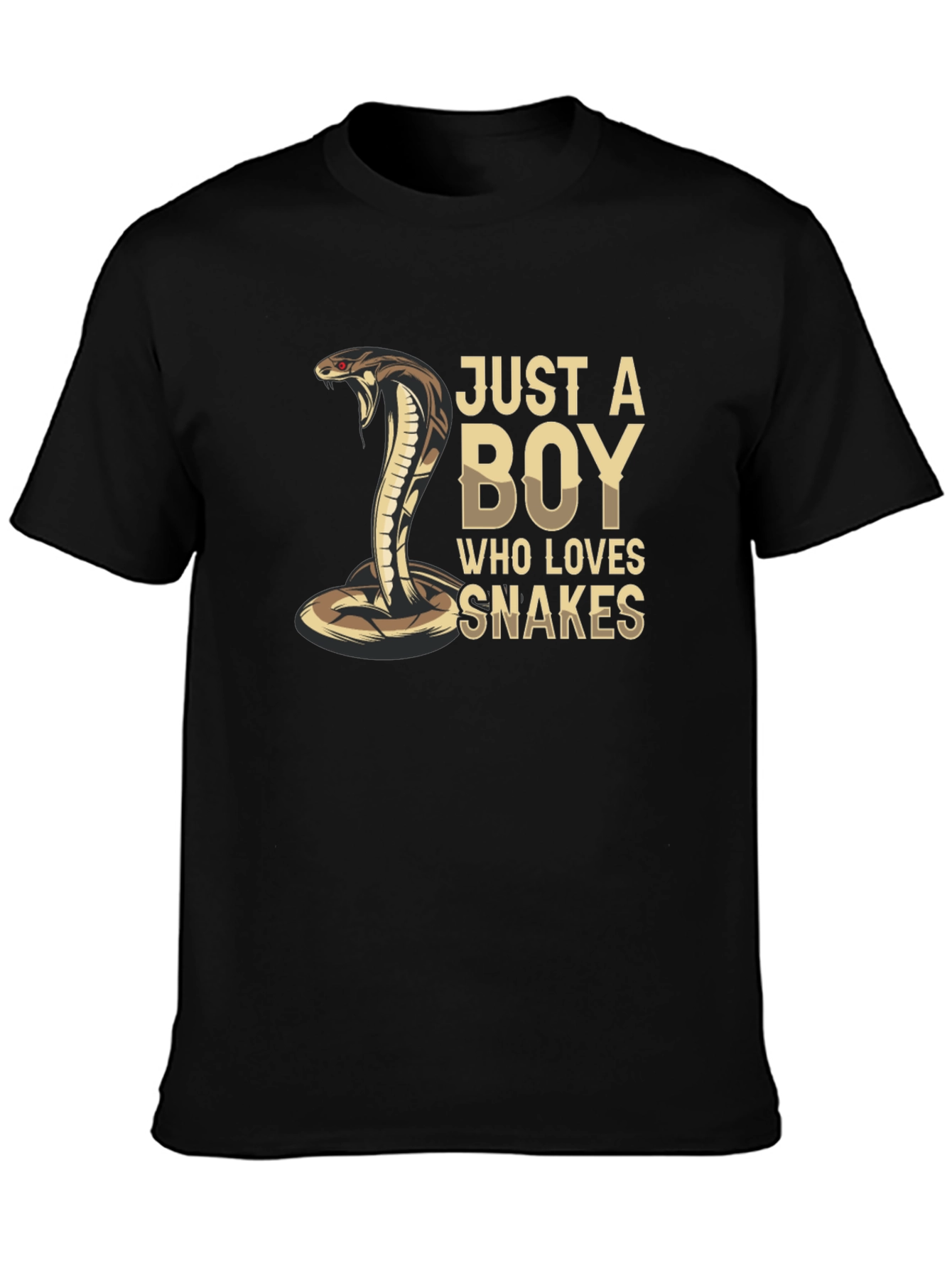 Just A Boy Who Loves Snakes Graphic Tee