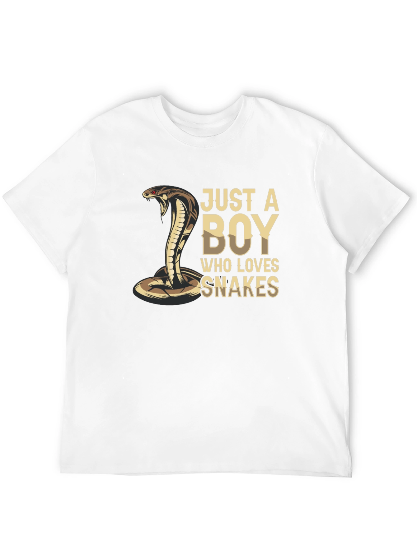Just A Boy Who Loves Snakes Graphic Tee