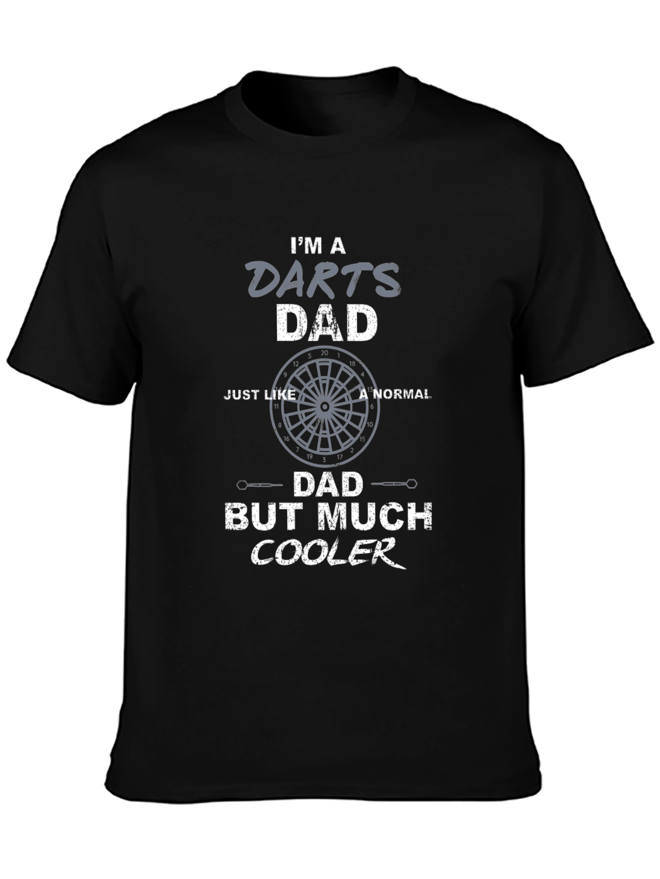 Dart Dad T-Shirt - Cool Fathers Day Gift