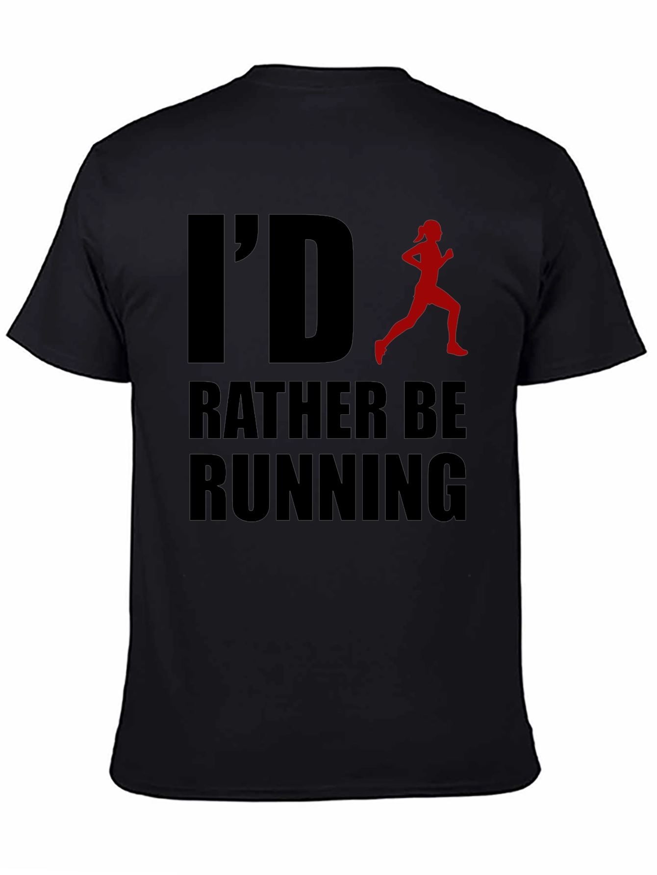 Id Rather Be Running T-Shirt - Mens Graphic Tee