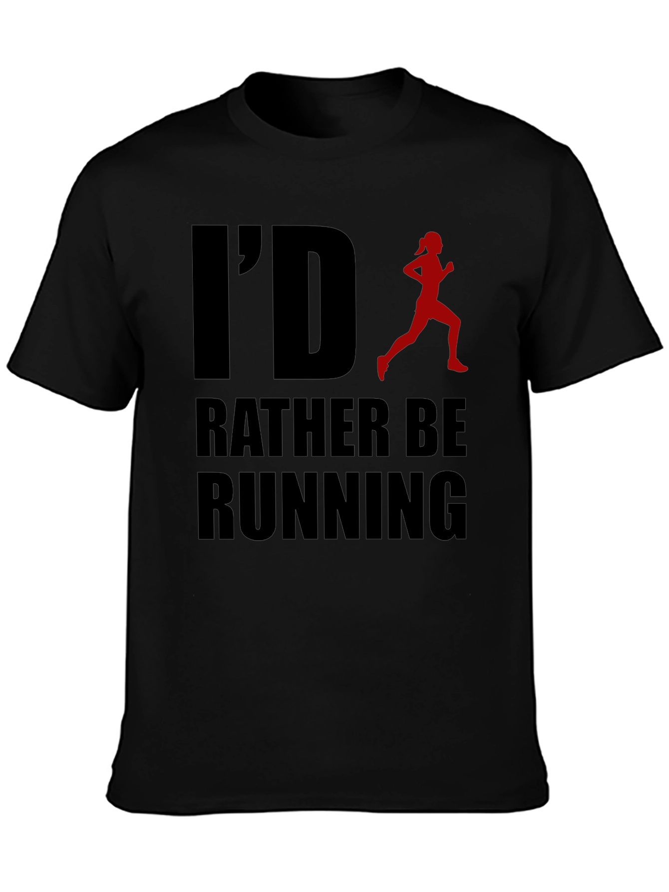 Id Rather Be Running T-Shirt - Mens Graphic Tee