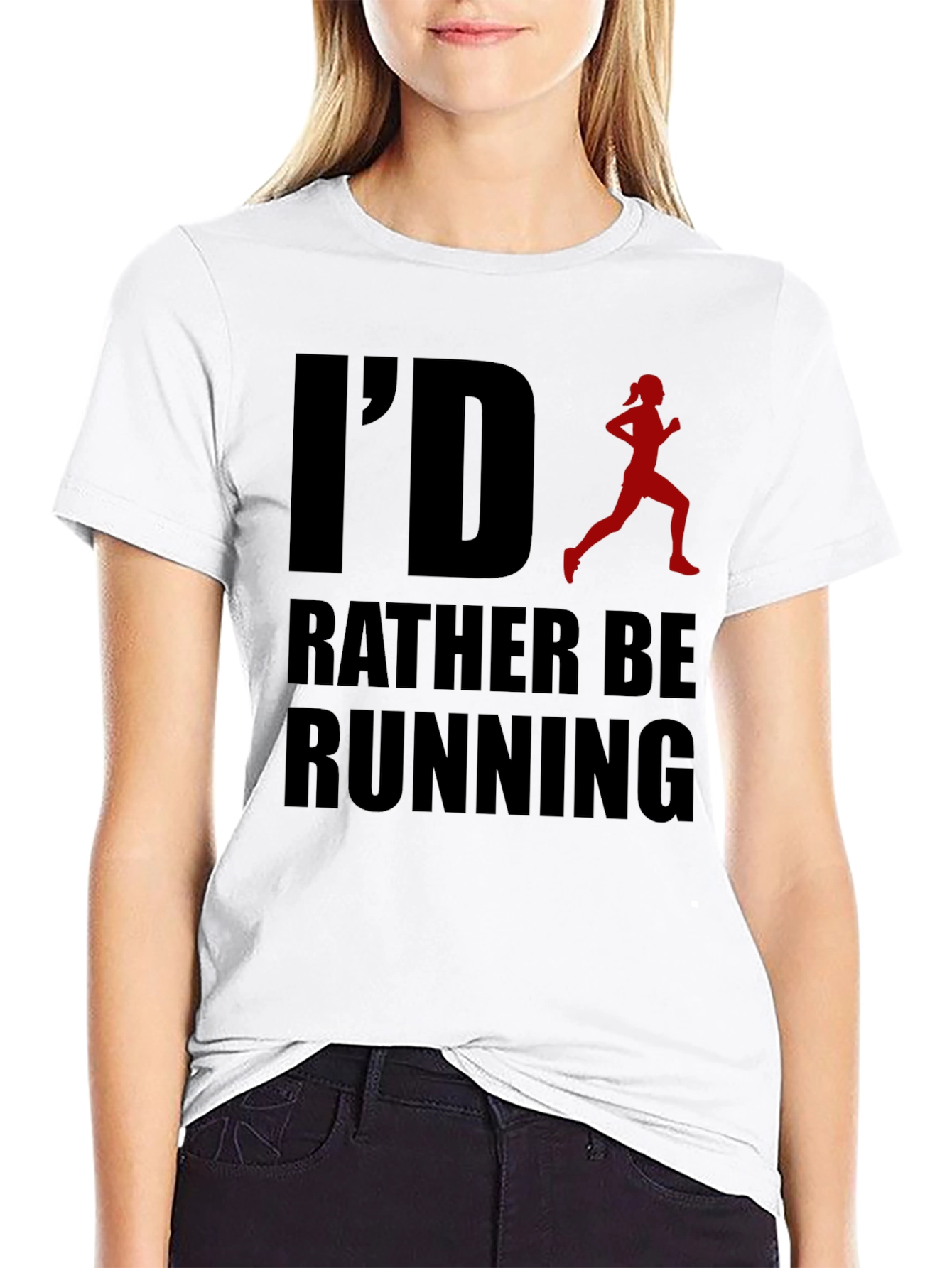 Id Rather Be Running T-Shirt - Mens Graphic Tee