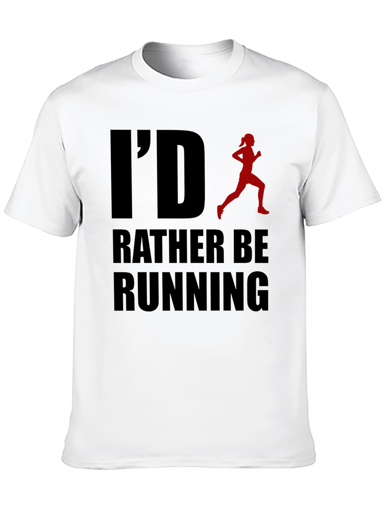 Id Rather Be Running T-Shirt - Mens Graphic Tee