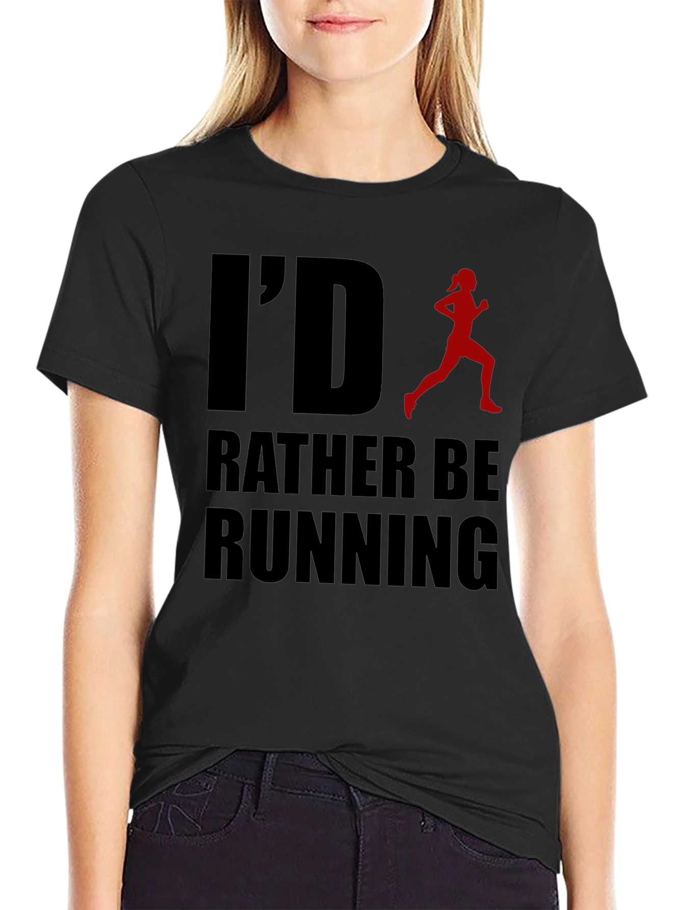 Id Rather Be Running T-Shirt - Mens Graphic Tee
