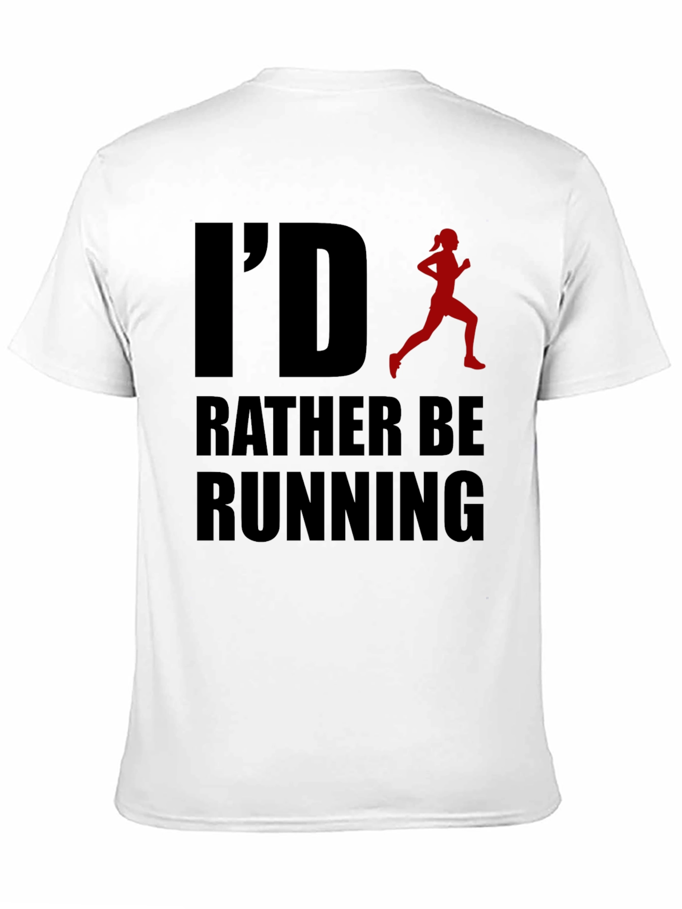 Id Rather Be Running T-Shirt - Mens Graphic Tee