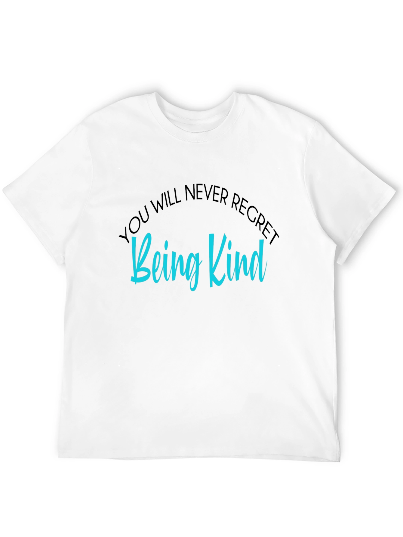 Be Kind Graphic Tee - Soft Black Cotton T-Shirt