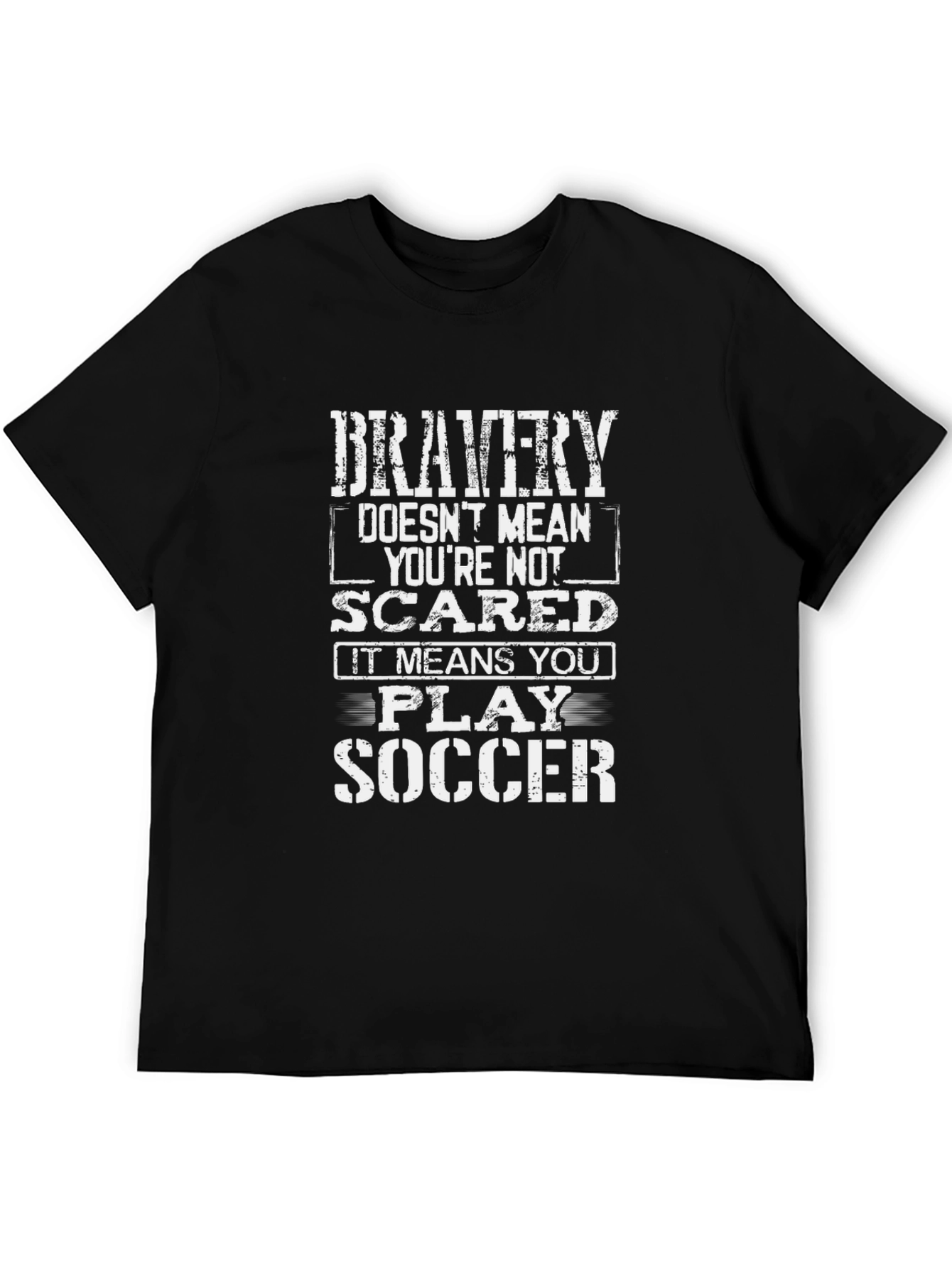 Bravery Soccer Graphic T-Shirt