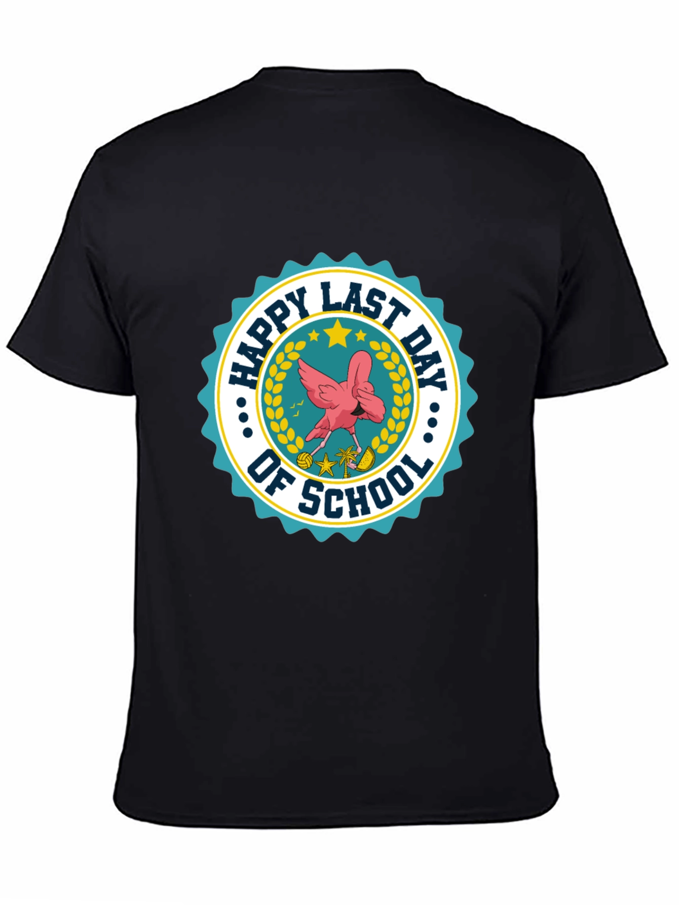 Happy Last Day of School T-Shirt Flamingo Graphic Tee
