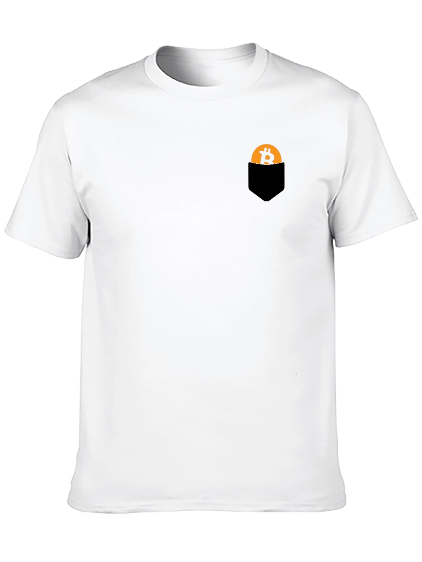 Bitcoin Pocket Tee - Crypto Style