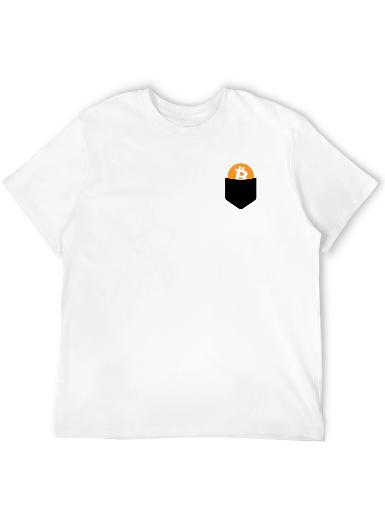 Bitcoin Pocket Tee - Crypto Style