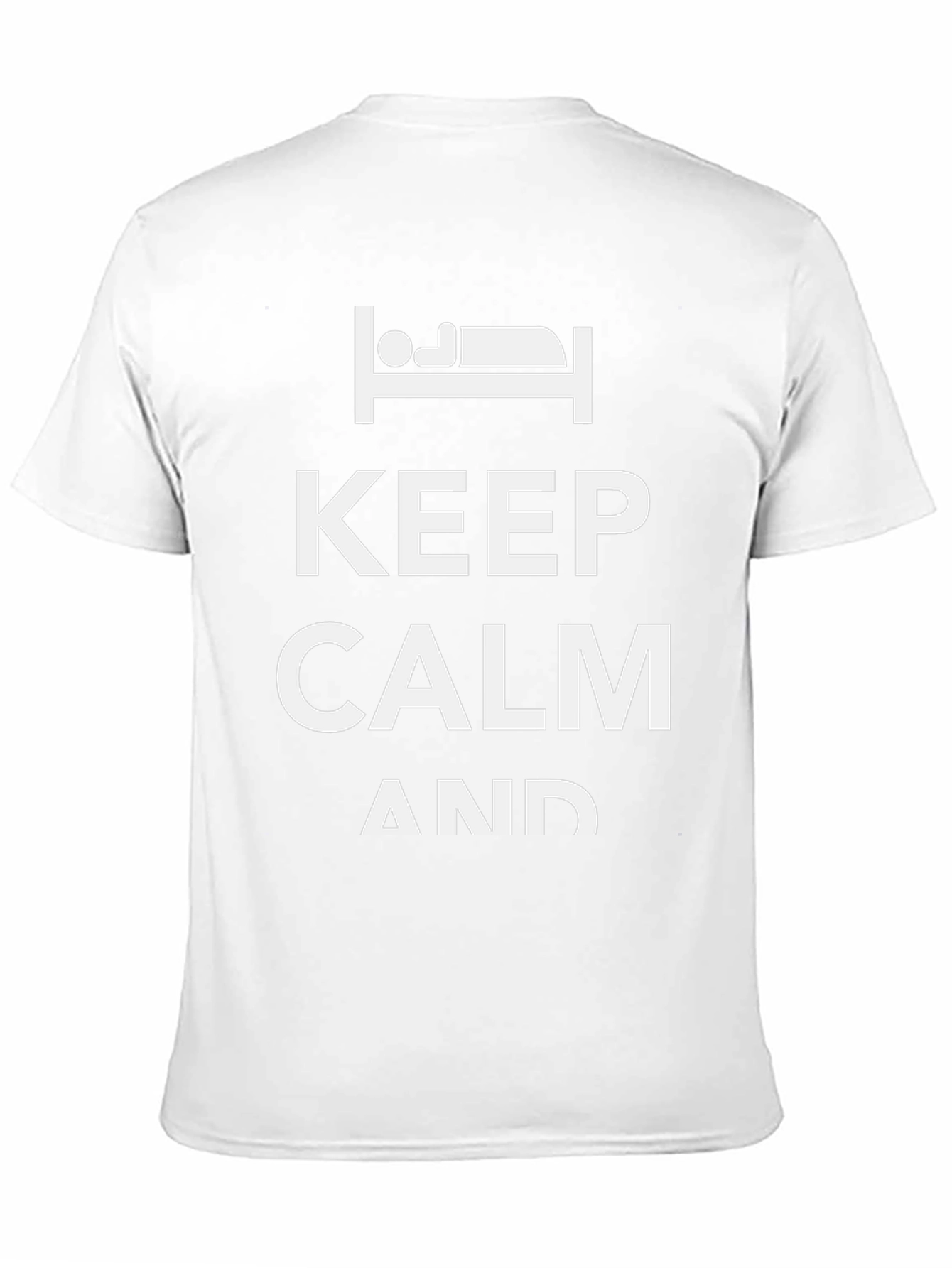 Keep Calm Bedtime Black T-Shirt