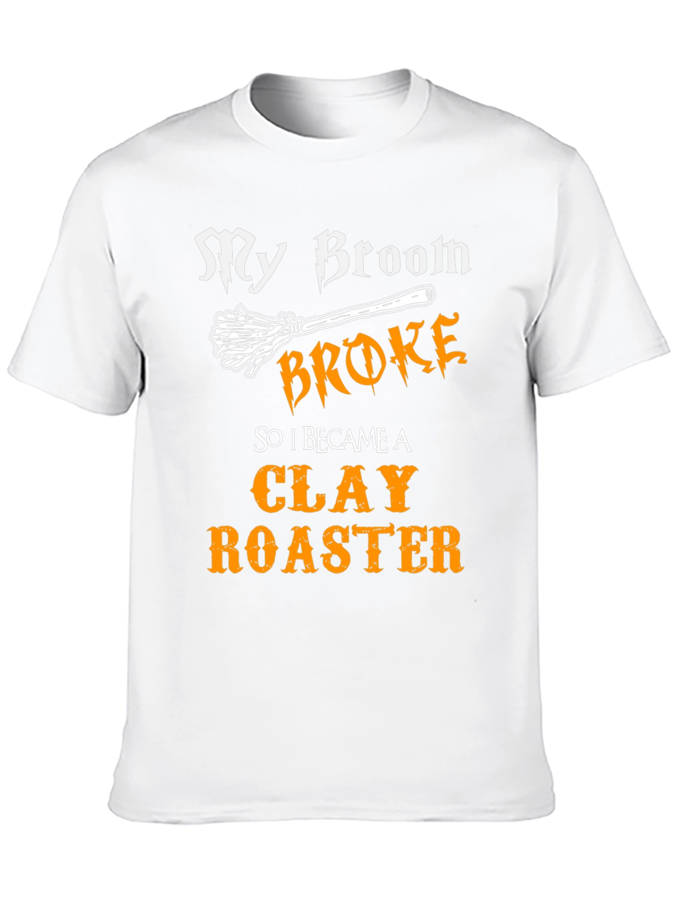 Clay Roaster Graphic T-Shirt - Funny Halloween Tee