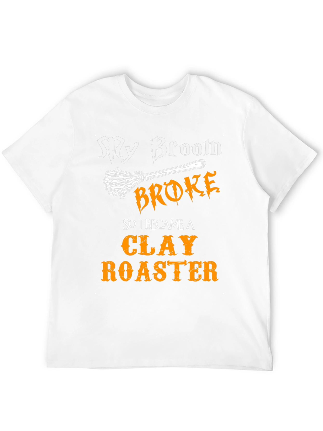 Clay Roaster Graphic T-Shirt - Funny Halloween Tee