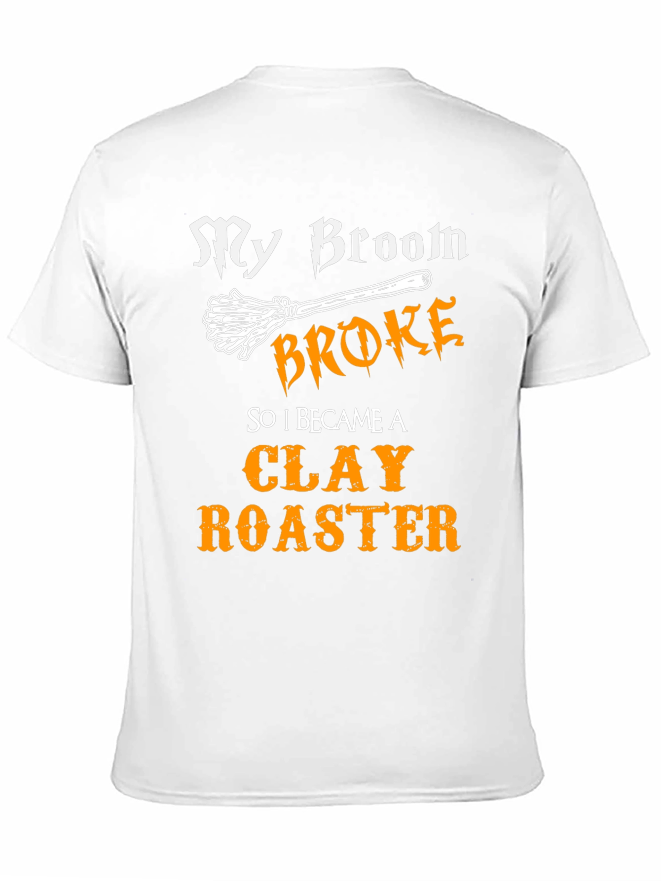 Clay Roaster Graphic T-Shirt - Funny Halloween Tee