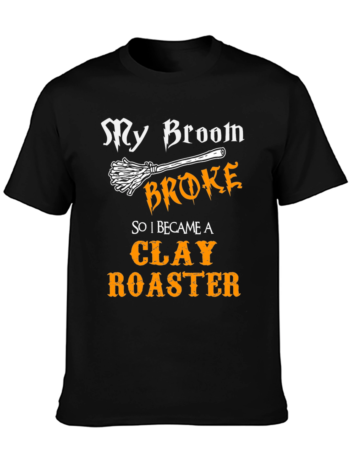 Clay Roaster Graphic T-Shirt - Funny Halloween Tee
