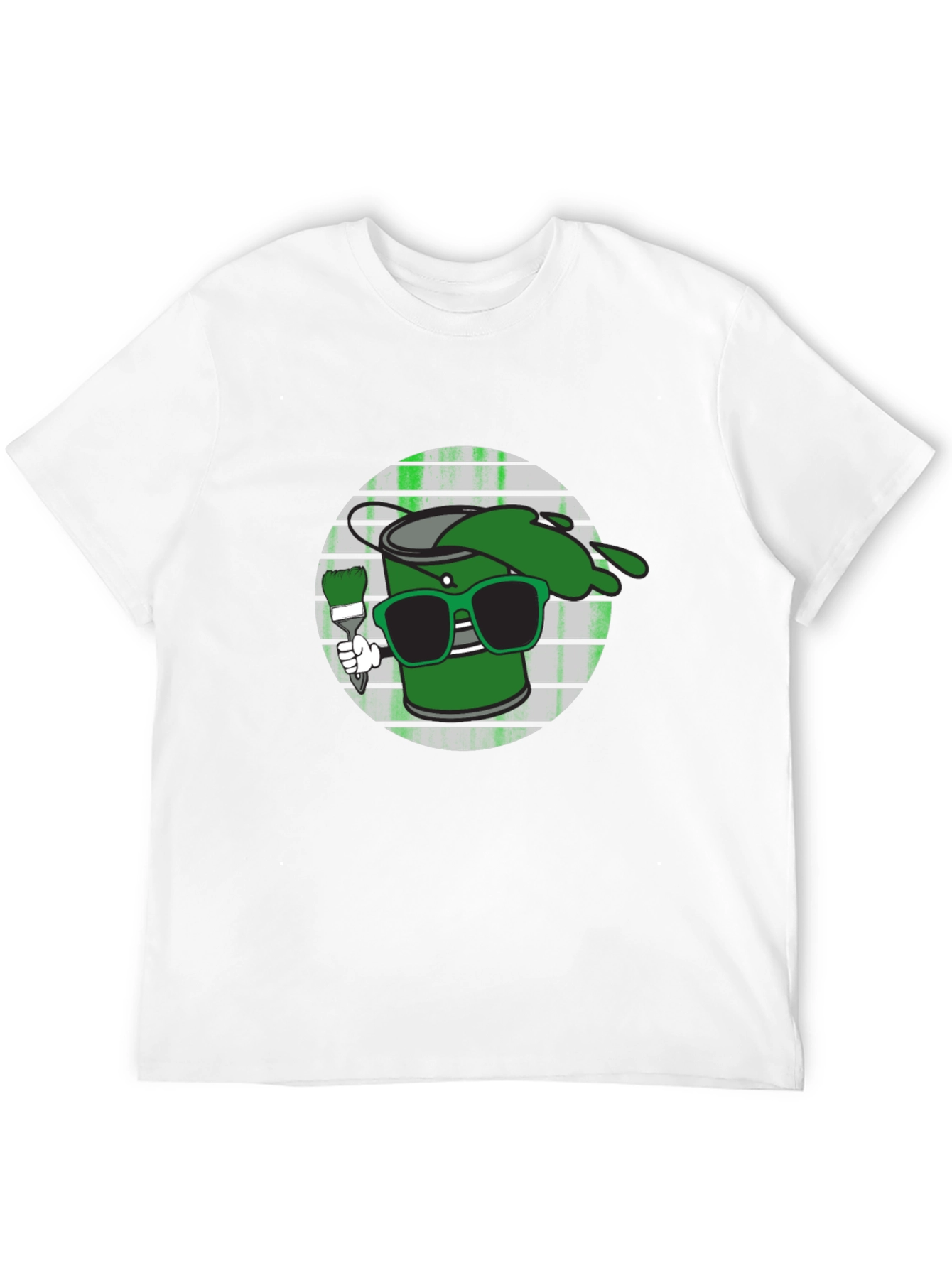 Cool Green Paint T-Shirt