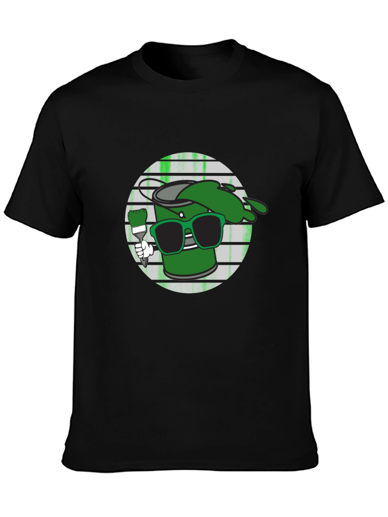 Cool Green Paint T-Shirt