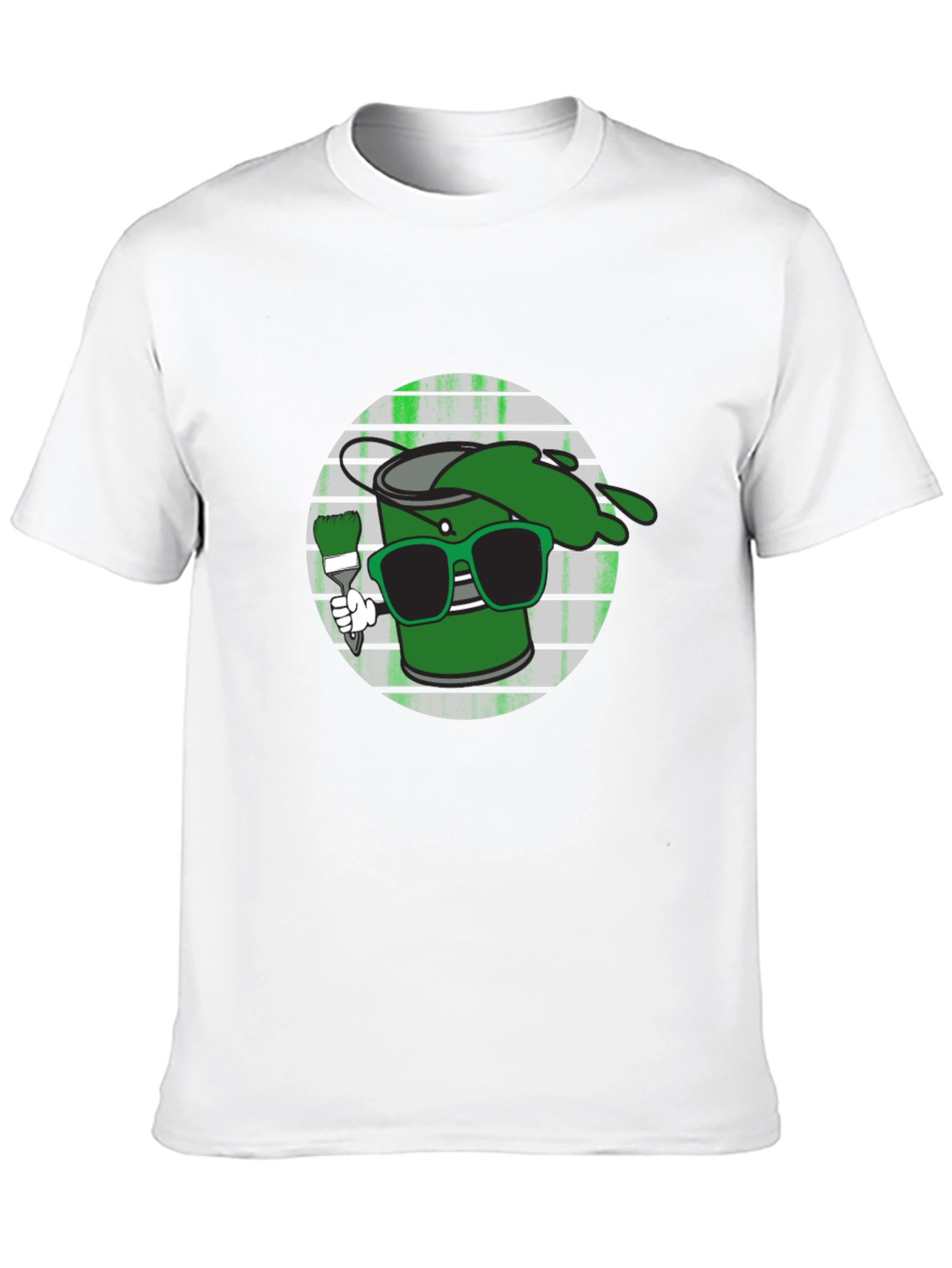 Cool Green Paint T-Shirt
