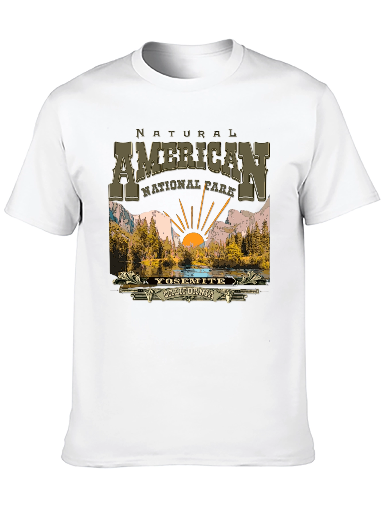 Yosemite National Park Graphic Tee - Black