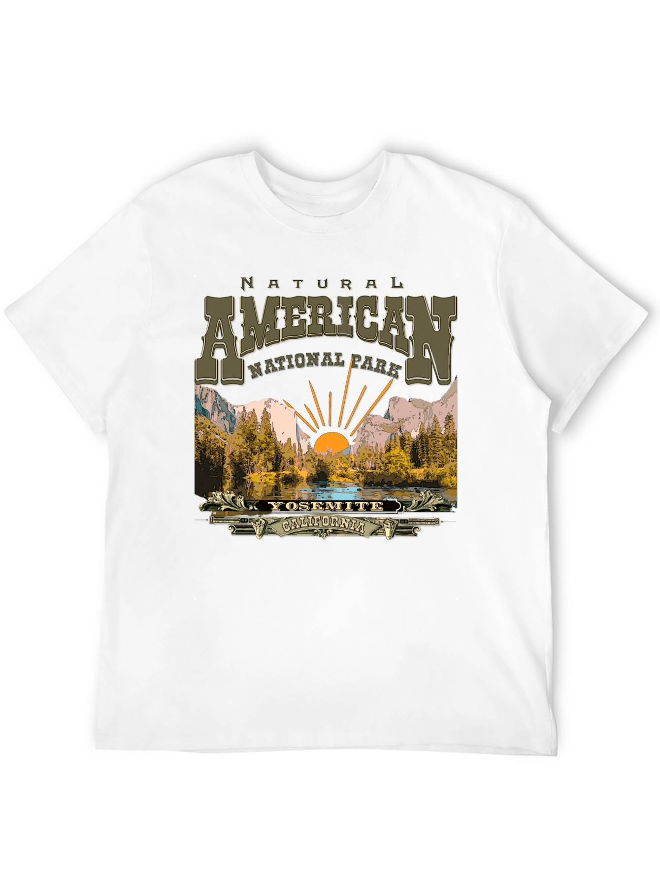 Yosemite National Park Graphic Tee - Black