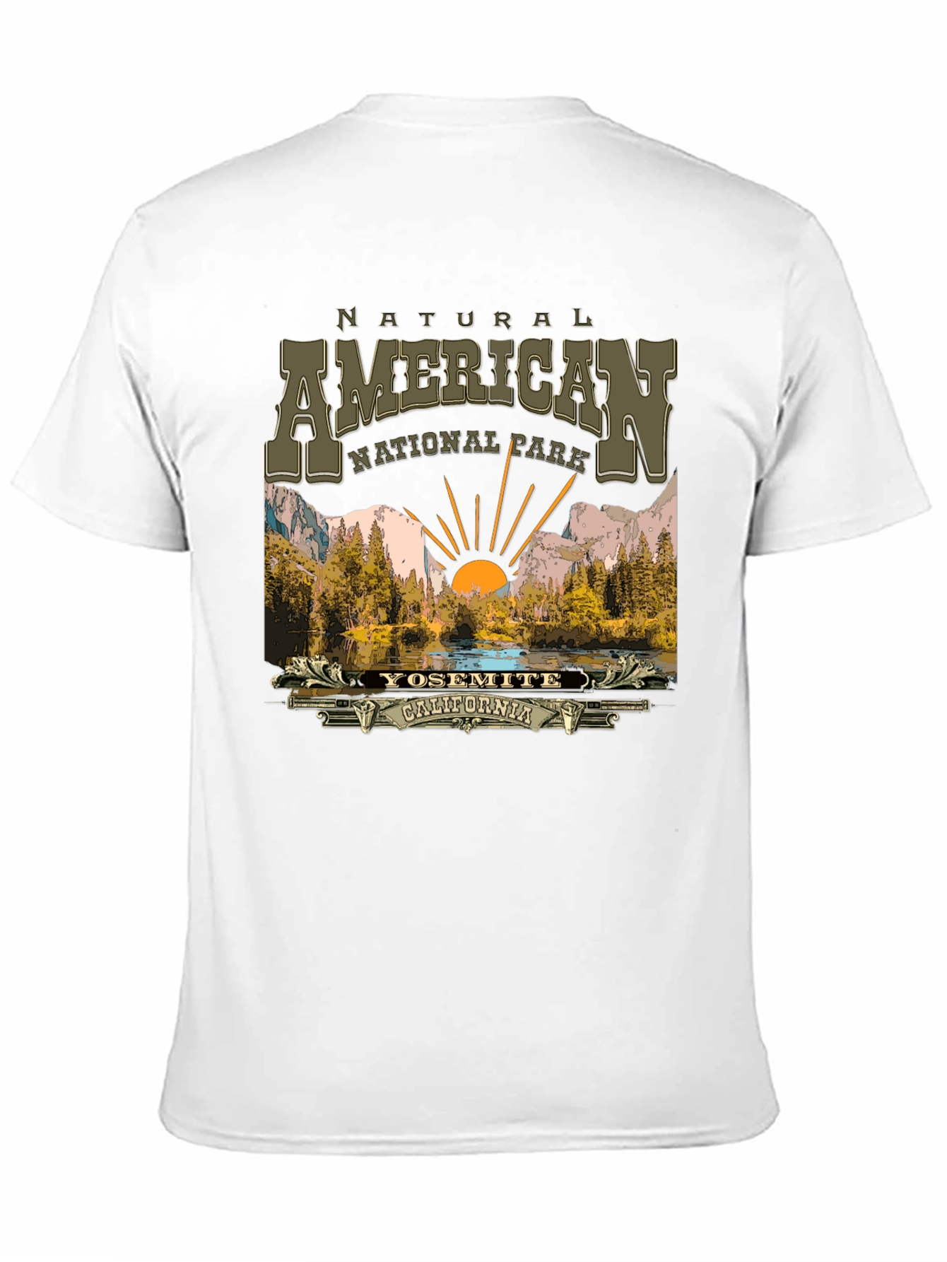 Yosemite National Park Graphic Tee - Black