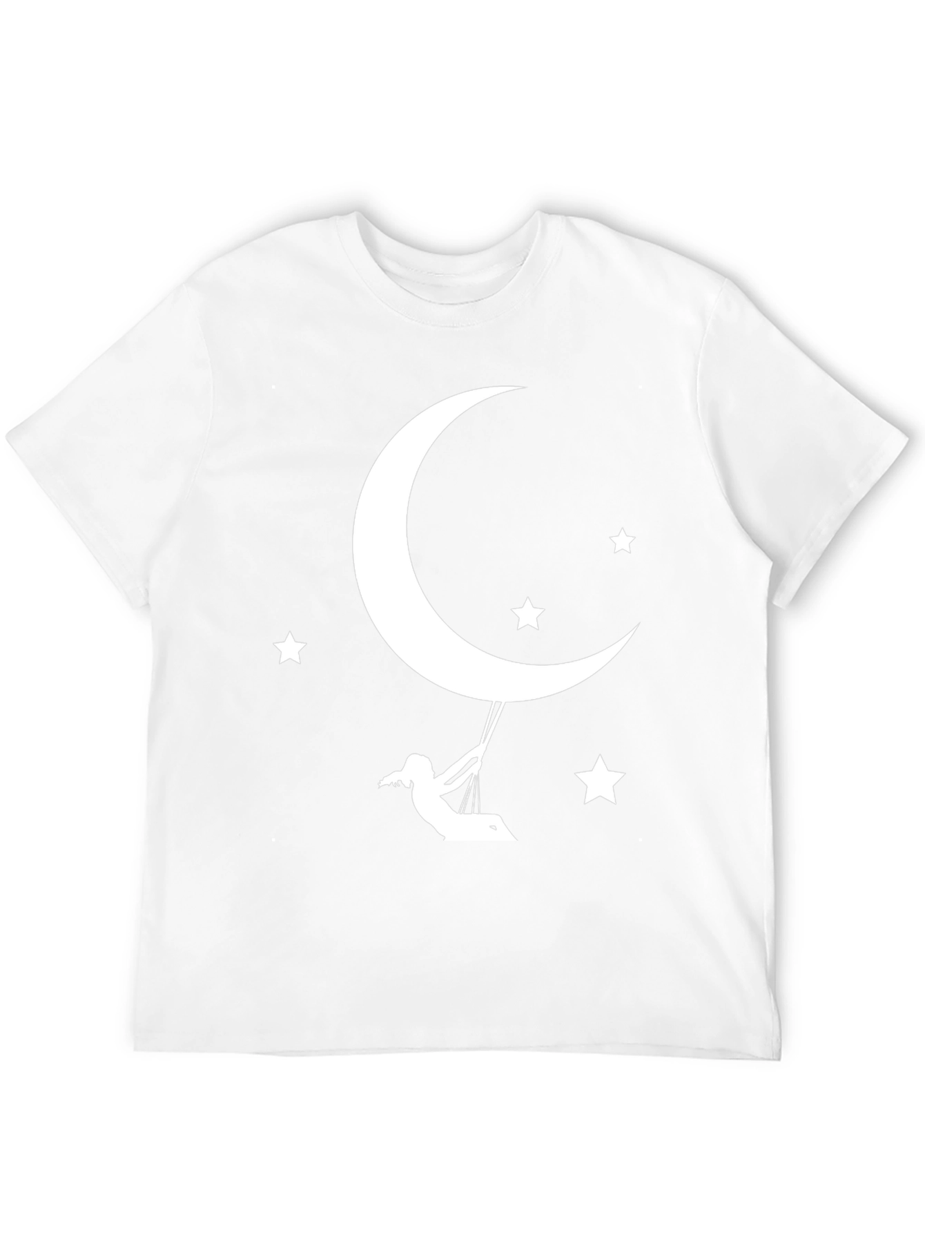 Moon Swing Graphic Tee - Relaxed Fit Cotton T-Shirt
