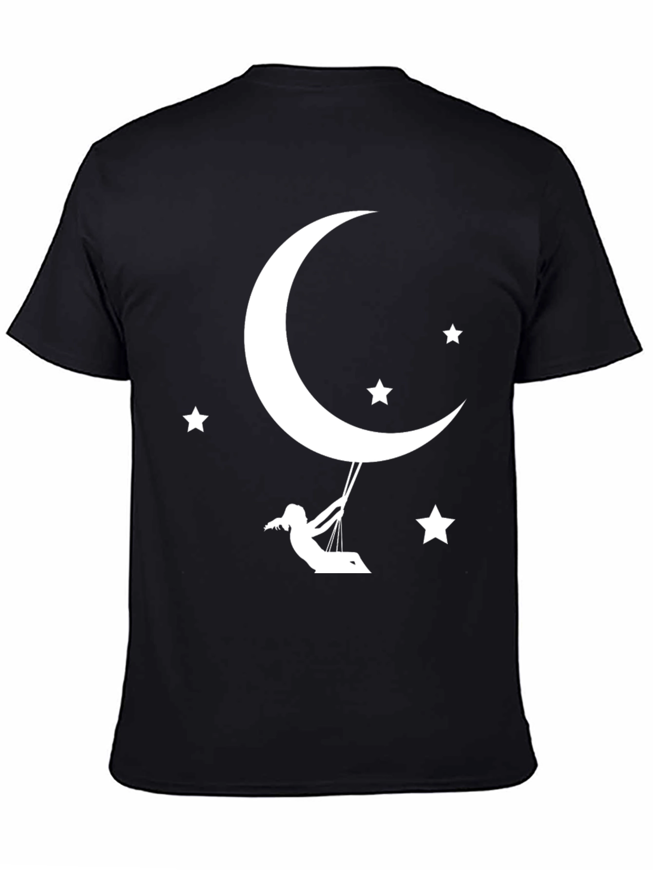 Moon Swing Graphic Tee - Relaxed Fit Cotton T-Shirt