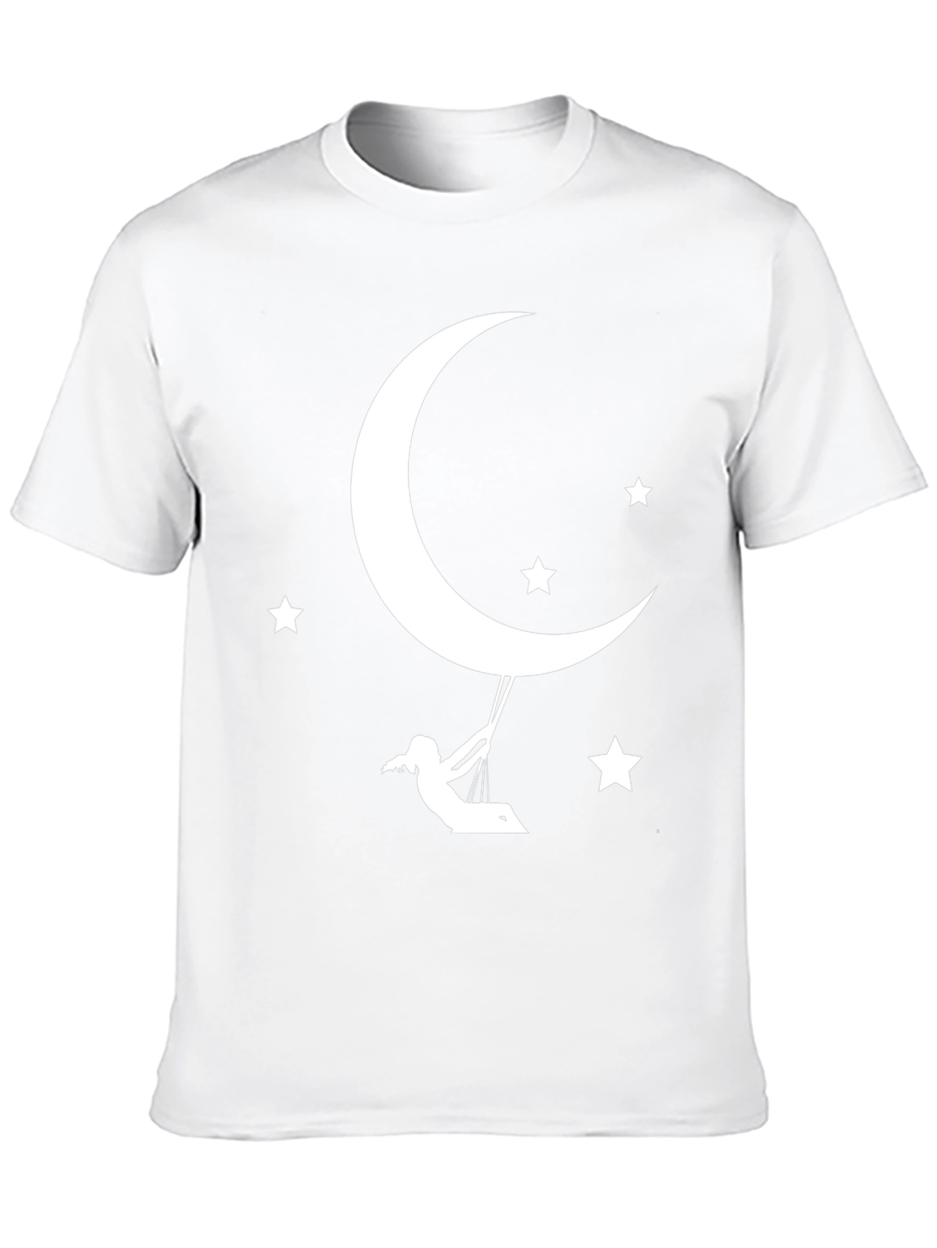 Moon Swing Graphic Tee - Relaxed Fit Cotton T-Shirt