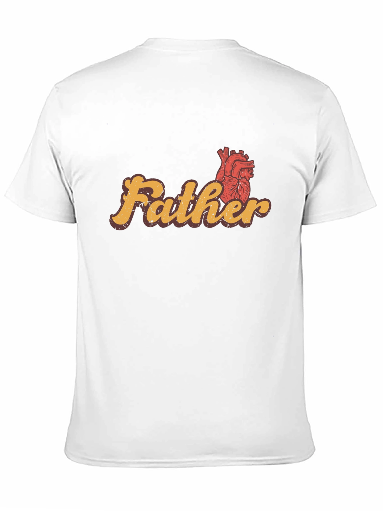 Father Heart Graphic Tee - Stylish Dad Gift