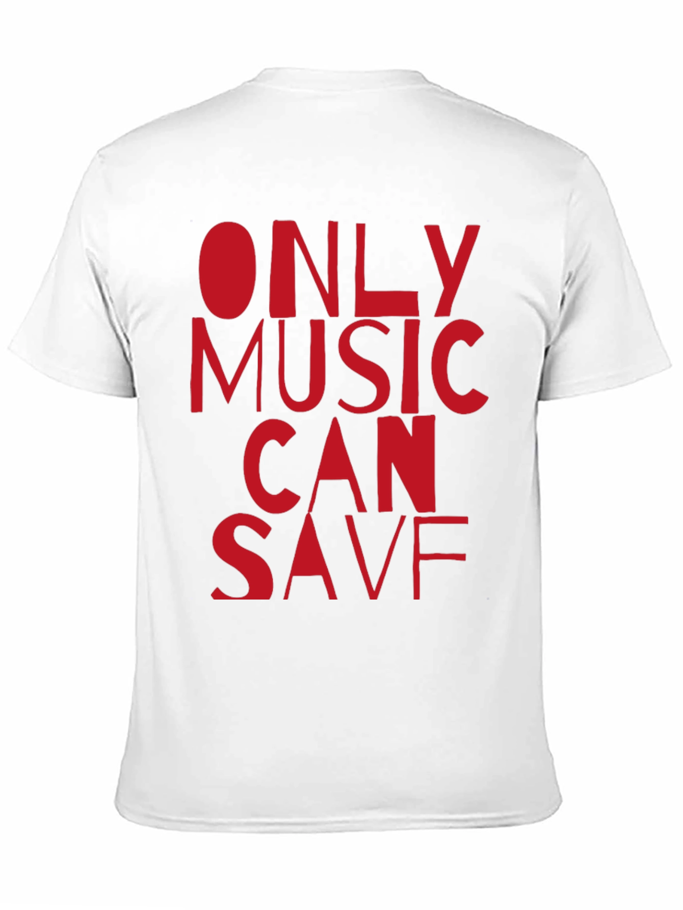 Only Music Can Save Black T-Shirt