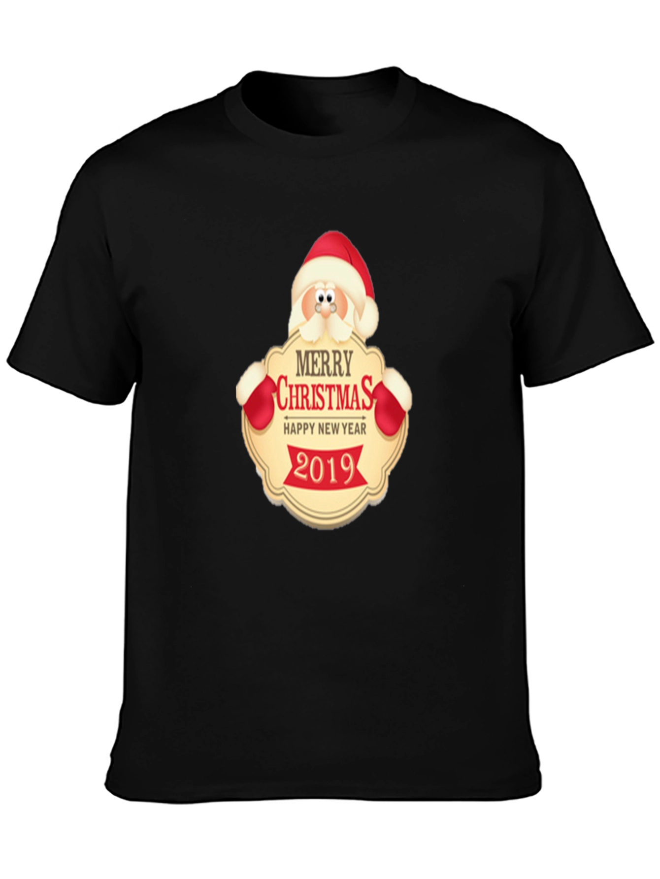 Merry Christmas 2019 Santa Graphic T-Shirt