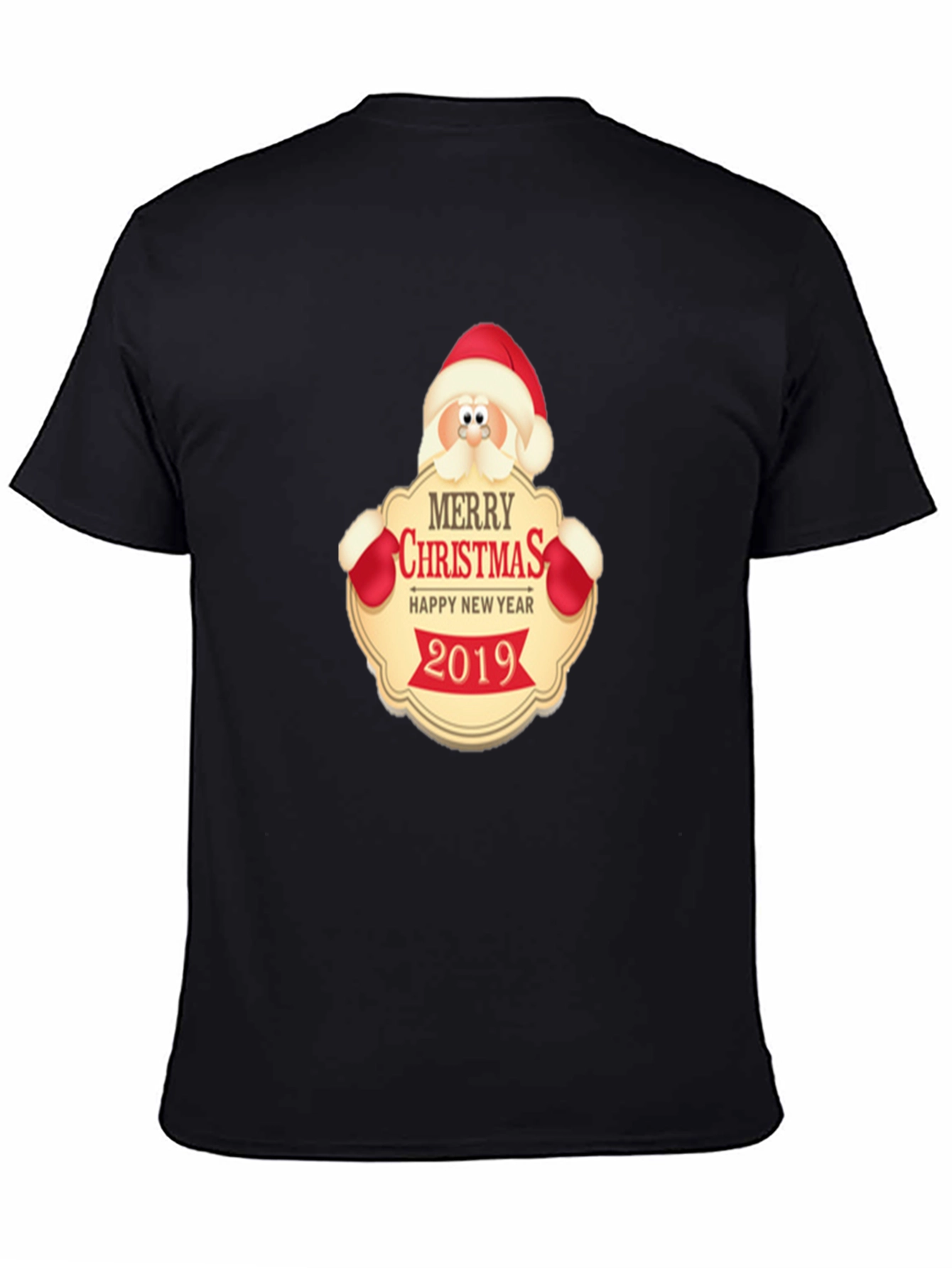 Merry Christmas 2019 Santa Graphic T-Shirt