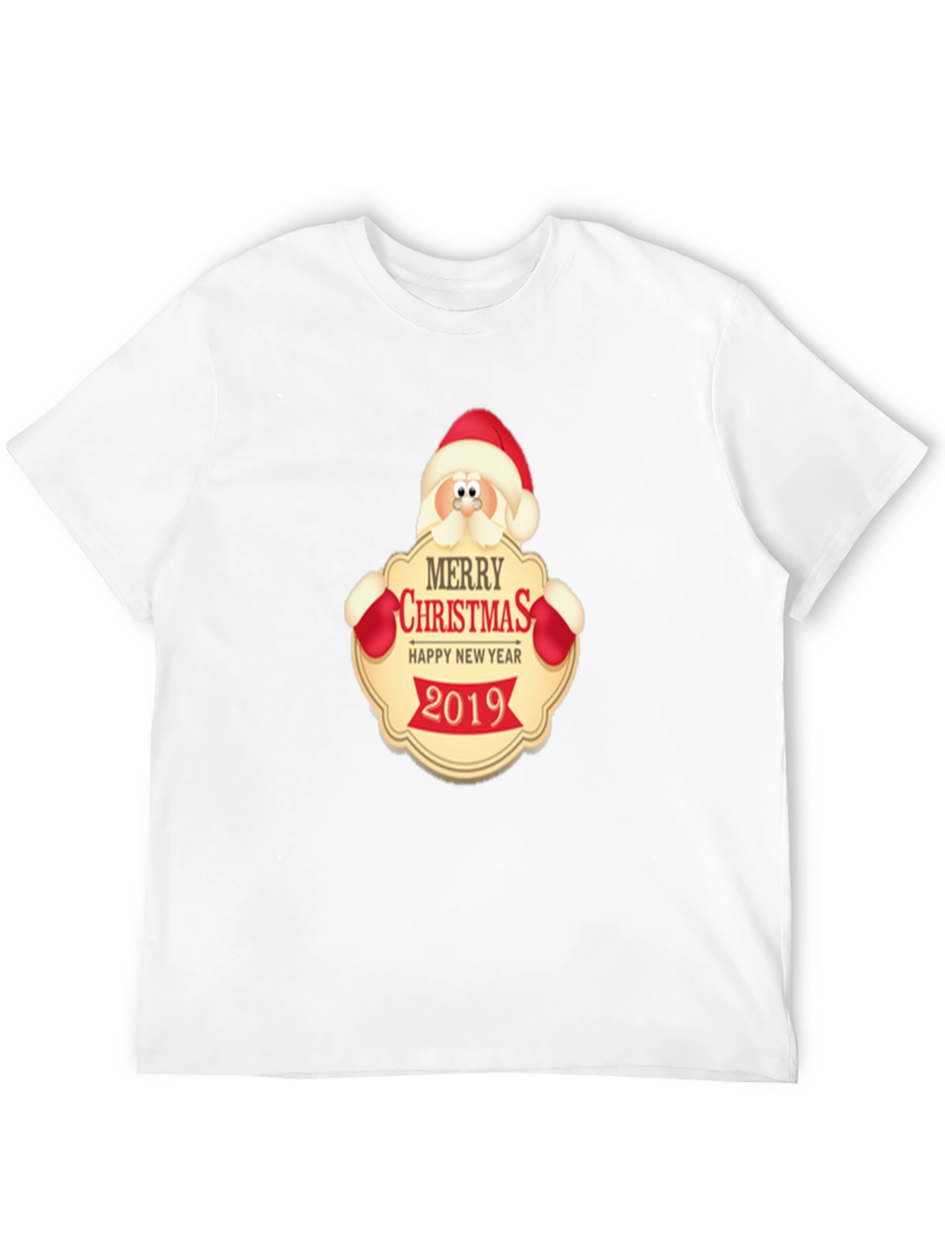 Merry Christmas 2019 Santa Graphic T-Shirt